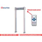 IP55 Weather Proof Checkpoint Metal Detector Security Gates With Cylinder Door Frame for sale
