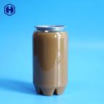 350ML 123MM Plastic Soda Cans For Beverages Milk Tea for sale