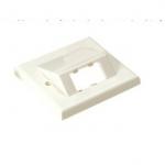 Cat5e Network Cable Faceplate Surface Flush Single Gang Faceplate 1 Port / 2 Ports for sale