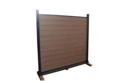 China Faux DIY WPC Construction Fencing Panels Waterproof supplier