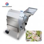 Stainless Steel Industrial Potato Dicer , bulb rhizome turnip Cucumber Slicer Machine for sale