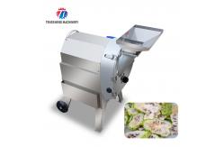 China Stainless Steel Industrial Potato Dicer , bulb rhizome turnip Cucumber Slicer Machine supplier