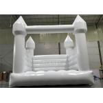 Commercial White Inflatable Slide Bouncer Jumping Castle For Party for sale