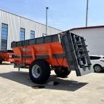 China Double Vertical Auger Heavy Duty Fertilizer Spreader Evenly Spread manufacturer