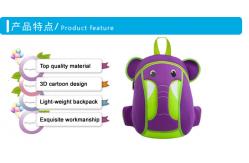China Easy Clean Neoprene Toddler Backpack With Reduced Pressure Shoulder Design supplier