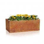 Low Maintenance Outdoor Corten Steel Pot Frost Resistance for sale