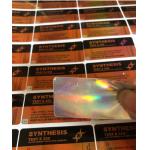 CMYK Color 10ml vial Vial Labels Hologram Material
