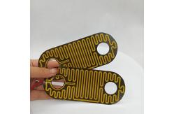 China Polyimide Flexible Heating Pad , Thin Film Heating Element For Warm Palace Belt supplier