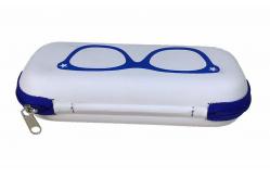 China 2024 semi hard eva zipper kids spectacles cases with your own logo supplier