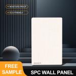 SPC Wall Panel Customization 600*2440*4mm Waterproof And Moisture-Resistant Stone Plastic Composite Eco-Friendly Seamless Locking Waterproof Interior Decoration Board For Bathroom for sale