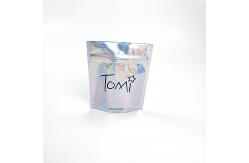 China Bio Degradable Cosmetic Organizer Bag Custom Print Laser Holographic 100% Recycle supplier