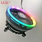 RGB Fan Heatsink Led Cpu Air Cooler Push Down Type for sale