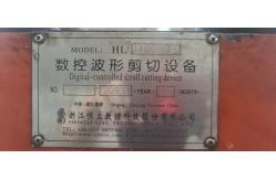 China Second Hand Digital Controlled Scroll Cutting Device Hengli Brand supplier