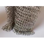 Weld Stainless Steel Chainmail Wire Mesh For Room Curtain for sale