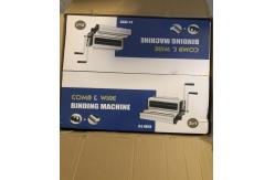 China Double Loop Wire And Plastic Comb Plastic Press Punching Binding Machine supplier