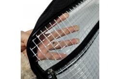 China Laminated Mesh Transparent PVC Grid Shoulder Bag Dust Free ESD Anti Static supplier