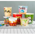 Wholesale Disposable Paper Popcorn Buckets Fried Chicken Buckets Paper Food Buckets for sale