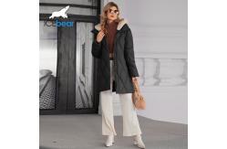 China Thickened Bio Down Filling Winter Wardrobe Zipper Closure Fur Winter Jacket supplier