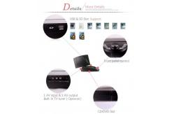 China Android Car Headrest Monitor For Entertainment SD USB Bluetooth Connection supplier