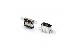 China SMT USB C Female Connector 24 Pin Double Row Waterproof IPX8 supplier