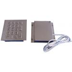 Customized metal keypad with electronic controller , 17 keys for cash machines ( ATM ) for sale