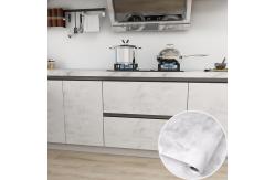 China Apartment Cream Marble Effect Wallpaper Bedroom 60cm*10m Moisture Proof supplier