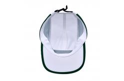 China Premium Running Snapback Hat Unstructured Camper Nylon Waterproof 5 Panel Cap Printing Logo supplier