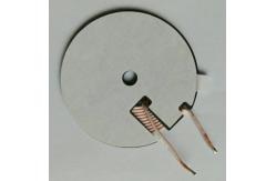 China Small Mobile Phone Wireless Charging Coil Double Layer With Ferrite supplier