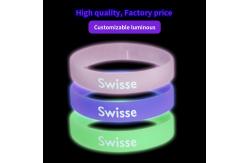 China Gift Printed Silicone Wristbands 1-5mm Width Custom Bracelets With Logo supplier
