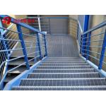 SGS Plain Or Serrated Anti Slip Expanded Metal Mesh Steel Walkway Grating for sale