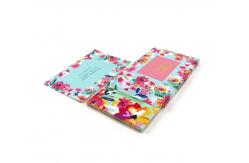 China Blue Flower Pattern Children's Learning Flash Cards For Prayer Purpose supplier