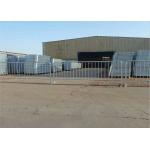 Iron Metal Flat Feet Event Crowd Control Barriers Pedestrian Barrier Fencing for sale