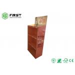 Matte Lamination Cardboard Floor Displays , Easy Advertising Cardboard Display Racks