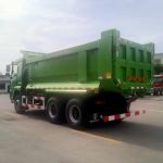EuroII Heavy Dump Truck SHACMAN H3000 6x4 380hp Green Dump Truck for sale