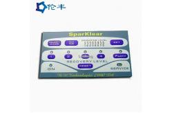 China Die Cut Front Control Button Membrane Switch Keyboard Pc Lexan Label Graphic Overlay supplier