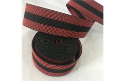 China Custom Lounge Chair Webbing Replacement , Red Chair Seat Webbing Straps supplier