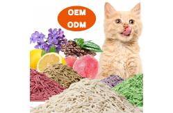 China Odor Lock Tofu Clumping Cat Litter Lavender Tofu Based Cat Litter supplier