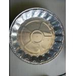 Pizza Pan ISO9001 Plain 0.01mm Aluminium Food Tray
