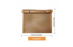 China 12 x 9.5 Inch BBQ Mesh Grill Bags  Reusable Grilling Pouches supplier
