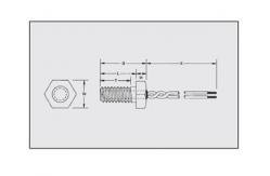 China Rugged Surface Temperature Sensor Machined Screw Sensors With Extension Leads supplier