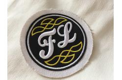 China Custom Embroidered Military Name Patches , Large 3D Embroidery Patches supplier