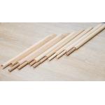 Eco Friendly Reusable Bamboo Drinking Straws 18cm 19cm Length Customized for sale