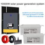 Home Power Solution: 10KW Hybrid Solar System with GEL Battery Storage to Prevent Power Outages and Maximize Solar Energy for sale