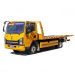 SHACMAN 4x2 Wrecker Truck 6.5 Tons One Tow Two Vehicle Flatbed Wrecker Road-block Removal Truck for sale