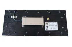 China Brushed Black Titanium Industrial Metal Keyboard High Vandal Proof Panel Mount supplier