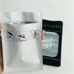 Mylar Plastic Pouches Packaging Smell Proof Bags For Pills / Hemp / Tobacco for sale