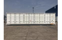 China 40ft Side Open Equipment Shipping Containers Sandwich Panel Rock Wool Insulated supplier