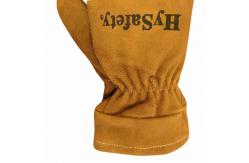 China NPFA1977 Dexterity  Gauntlet Firefighter Gloves , Leather Wildland Fire Gloves supplier