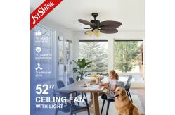 China Fancy Classic Retro Wooden Ceiling Fan 5 Blade Pull Chain Switch supplier