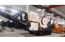 China Small Mobile Diesel Engine 21T/h Jaw Stone Crusher Machine supplier